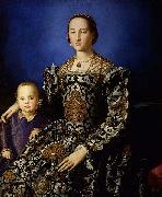 Angelo Bronzino Portrait of Eleanor of Toledo and Her Son Spain oil painting artist